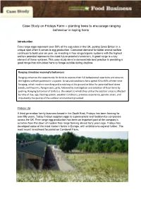 Case Study on Fridays Farm – Planting Trees to Encourage Ranging Behaviour in Laying Hens