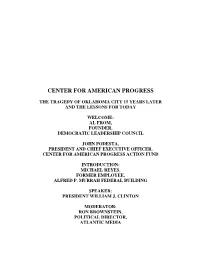 Center for American Progress Action Fund