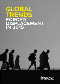 Forced Displacement – Global Trends in 2015