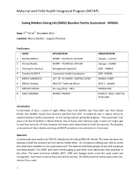 Maternal and Child Health Integrated Program (MCHIP)