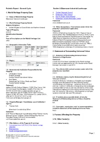 Periodic Reporting Cycle 2, Section II