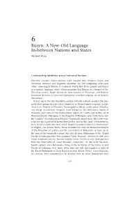 Rusyn: a New–Old Language In-Between Nations and States Michael Moser