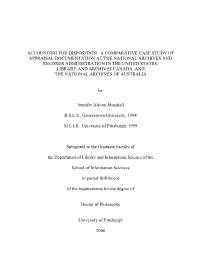 Accounting for Disposition: a Comparative Case Study Of