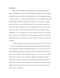 Introduction Kafka's Die Verwandlung, Or The