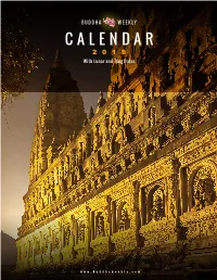 CALENDAR 2019 with Lunar and Tsog Dates