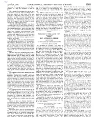 CONGRESSIONAL RECORD— Extensions of Remarks E657 HON