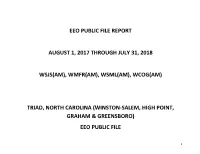 Eeo Public File Report