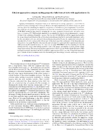 Efficient Approach to Compute Melting Properties Fully from Ab Initio With