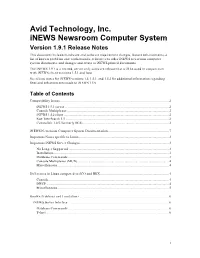 NRCS Release Notes V1.5