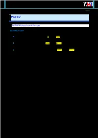 Porte TCP/IP 19/09/2021