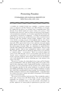 Promoting Paradise: Utopianism And