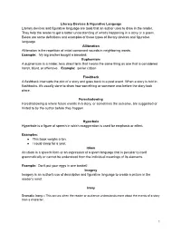 8Th Grade Literary Devices and Figurative Language Lesson, Practice and Answer Key- Study Island2