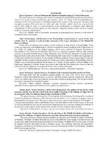 SUMMARY Elena Napolnova