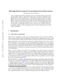 Arxiv:1709.08937V2 [Math.SG] 30 Oct 2020 Batyrev and Borisov Succeeded in Generalizing Their Constructions to Include These Generalized Calabi– Yau Varieties