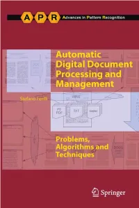 Automatic Digital Document Processing and Management