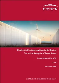 Electricity Engineering Standards Review: Technical Analysis of Topic