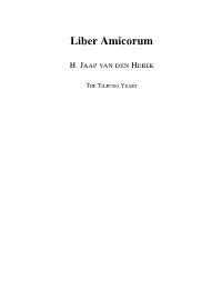 Liber Amicorum