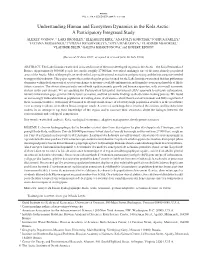 Understanding Human and Ecosystem Dynamics in the Kola