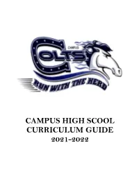 Curriculum Guide 2021-22