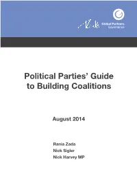 Political Parties' Guide to Building Coalitions