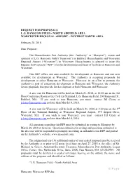 1 | Page Hanscom Worcester RFP.Doc REQUEST FOR