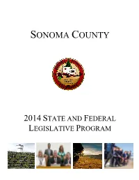2014 State and Federal Legislative Program