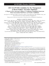 ACCF/AHA Practice Guideline