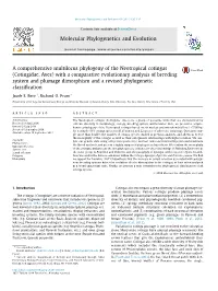 Cotingidae, Aves) with a Comparative Evolutionary Analysis of Breeding System and Plumage Dimorphism and a Revised Phylogenetic Classiﬁcation ⇑ Jacob S