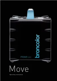 Move Operating Instructions Luis Alvarez, USA 4 5.1 & 5.2 6 & 7 8 12
