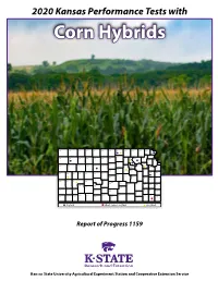 SRP1159 2020 Kansas Performance Tests with Corn Hybrids