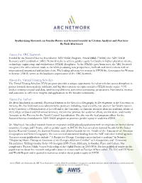 Synthesizing Research on Gender Biases and Intersectionality in Citation Analysis and Practices by Beth Mitchneck
