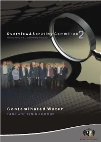 Contaminated Water Task and Finish Group