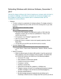 Defending Windows with Antivirus Software