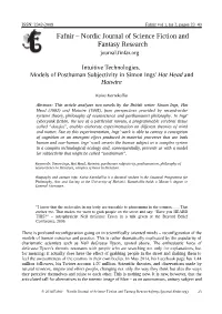 Fafnir – Nordic Journal of Science Fiction and Fantasy Research Journal.Finfar.Org