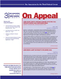 Bar Association for the Third Federal Circuit