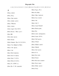 Biography Files