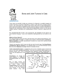 Bone and Joint Tumors in Cats