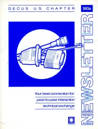 DECUS U. S. C H a P T E R Your Best Connection For: Peer-To-Peer