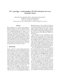 Re: Captchas – Understanding CAPTCHA-Solving Services in an Economic Context