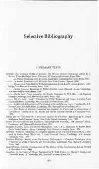 Selective Bibliography