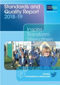 Standards and Quality Report 2018-19