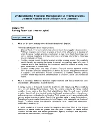Understanding Financial Management: a Practical Guide Guideline Answers to the Concept Check Questions