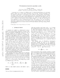 Arxiv:1302.3247V5 [Quant-Ph] 10 Dec 2014 Pairwise Interaction