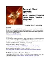 Coronal Mass Ejection #1