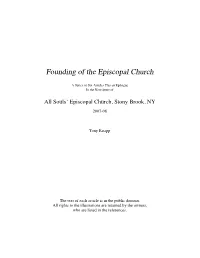 Founding of the Episcopal Church, Title Page