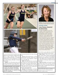 Jane Possee Honored by University