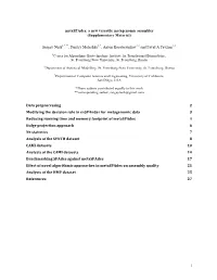A New Versatile Metagenomic Assembler (Supplementary Material)
