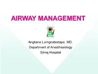 Airway Management