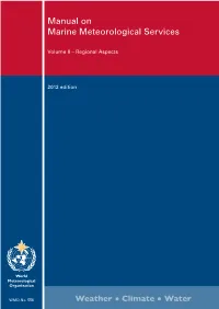 Manual on Marine Meteorological Services
