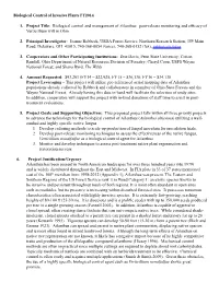 Post-Release Monitoring and Efficacy of Verticillium Wilt in Ohio